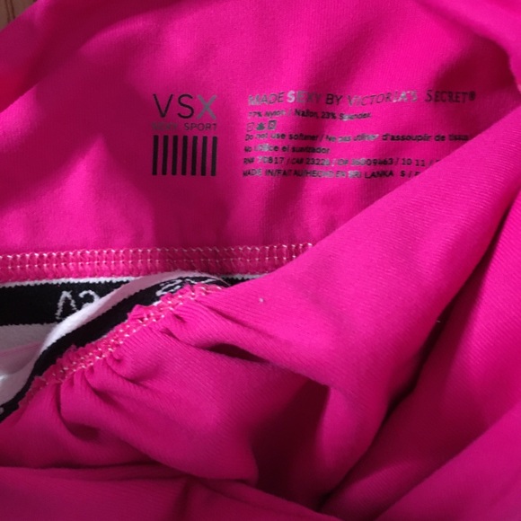 B16 Made Sexy by Victoria’s Secret Pink White Athletic Tank Top w/bra Size Small - Picture 7 of 8